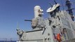 USS Sterett • Fires its Close In Weapons System (CIWS) • Red Sea August 13, 2020