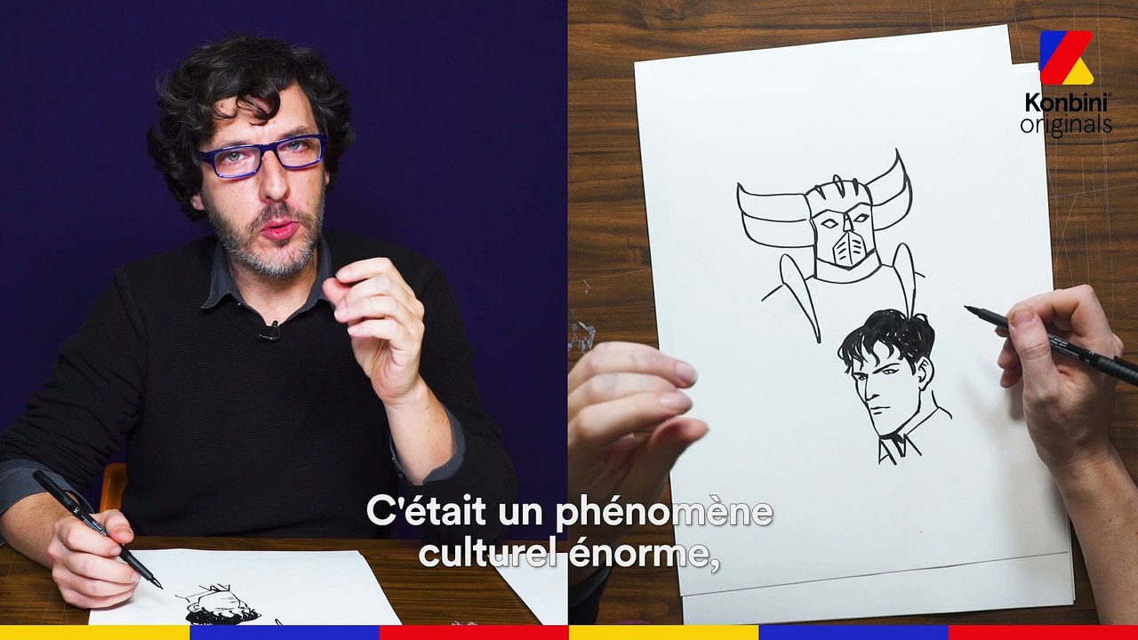 Luigi Critone : de Goldorak à Aldobrando en dessins l Papier Crayon