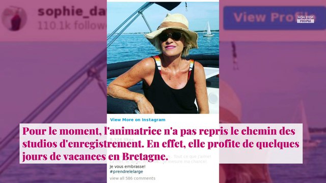 Sophie Davant au réveil, elle se dévoile sans maquillage sur Instagram