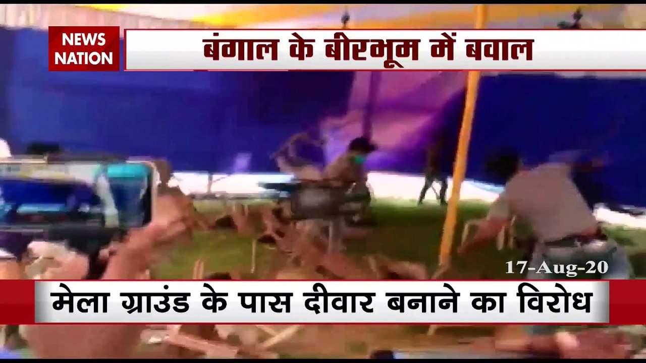 Massive disruption at Shanti Niketan Vishwa Bharti University