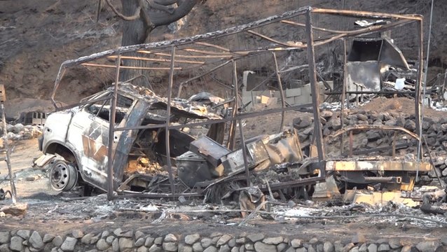 Firefighters race to slow down the spread of wildfire