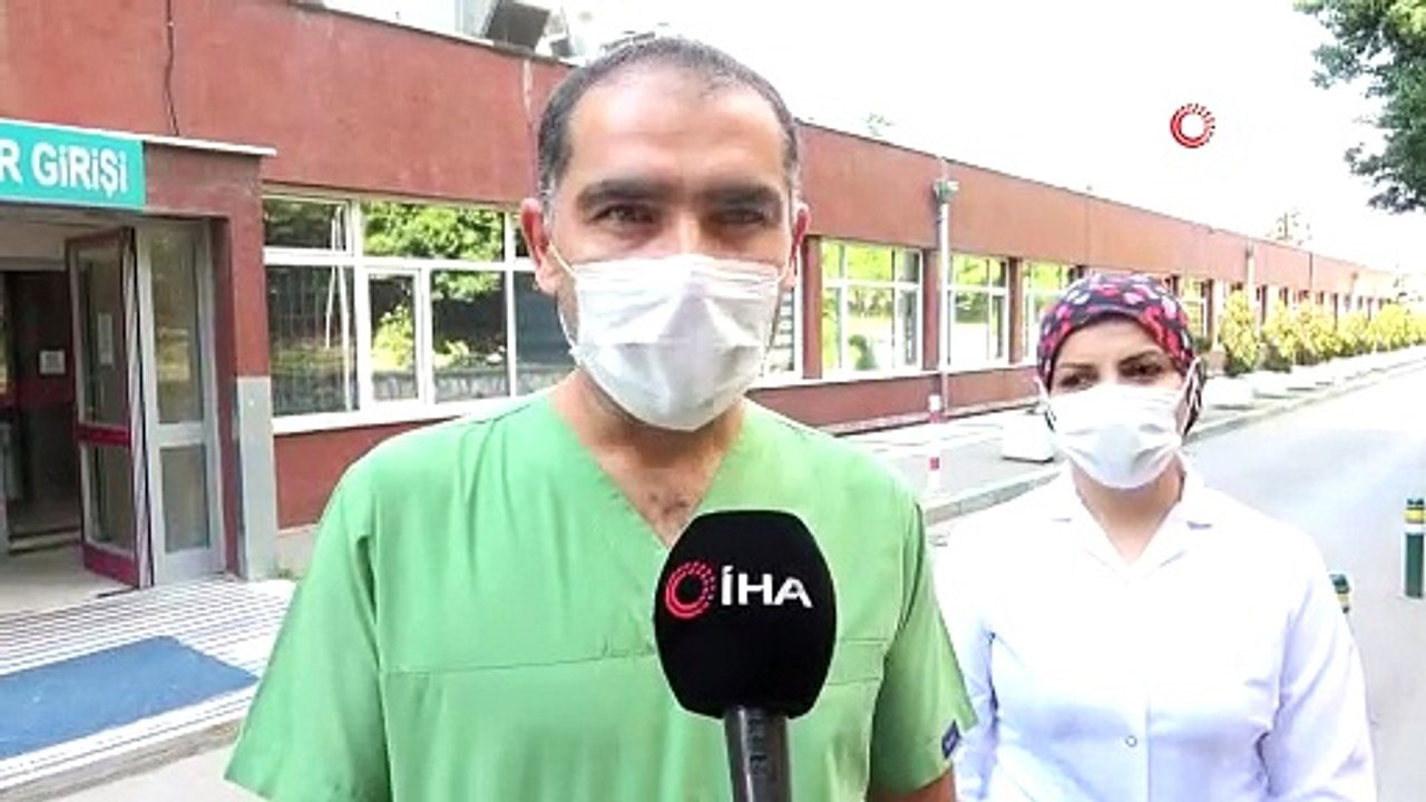 Ölümden dönen sağlıkçı çift, korona hastalarına hizmet vermeye devam ediyor