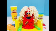 SESAME STREET Elmo Play Doh Hair Dressing Toy Haircut