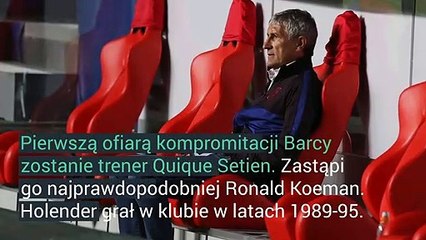Kompromitacja Barcelony, Messi chce odejść