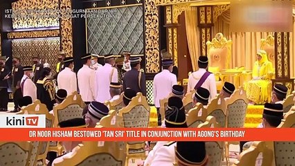 Dr Noor Hisham bestowed 'Tan Sri' title in conjunction with Agong's birthday