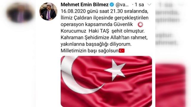 Van’da çatışma: 1 güvenlik korucusu şehit oldu