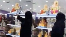 Bahrain Women breaking ganesh idol in capital manama | Oneindia Telugu