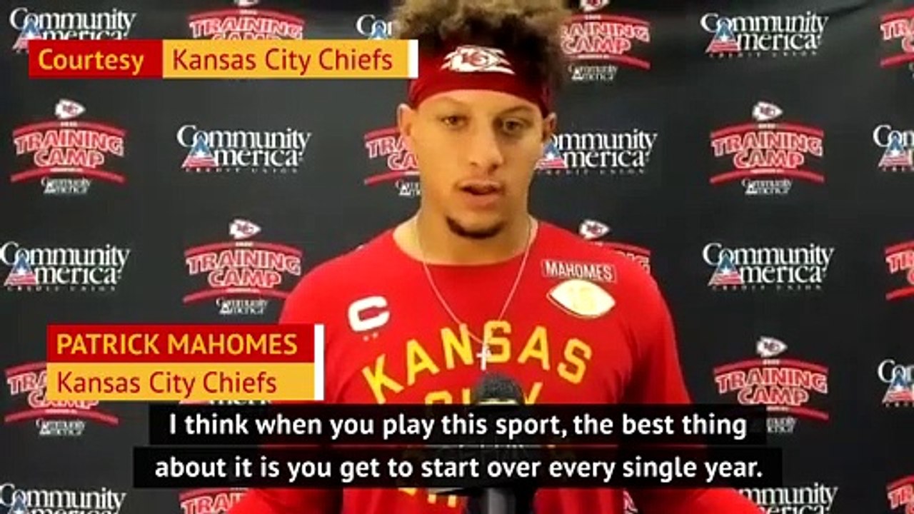 AMERICAN FOOTBALL: NFL: Super Bowl champion Mahomes motivated to "do it all again"