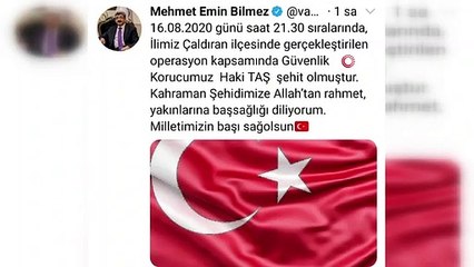Van'dan acı haber: 1 güvenlik korucusu şehit oldu