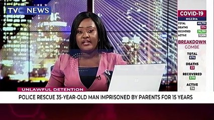 Download Video: Police Rescue 35 Year Old Man Imprisoned By Parents For 15 Years