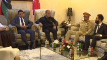 Bakan Akar ve Genelkurmay Başkanı Orgeneral Güler Libya'da