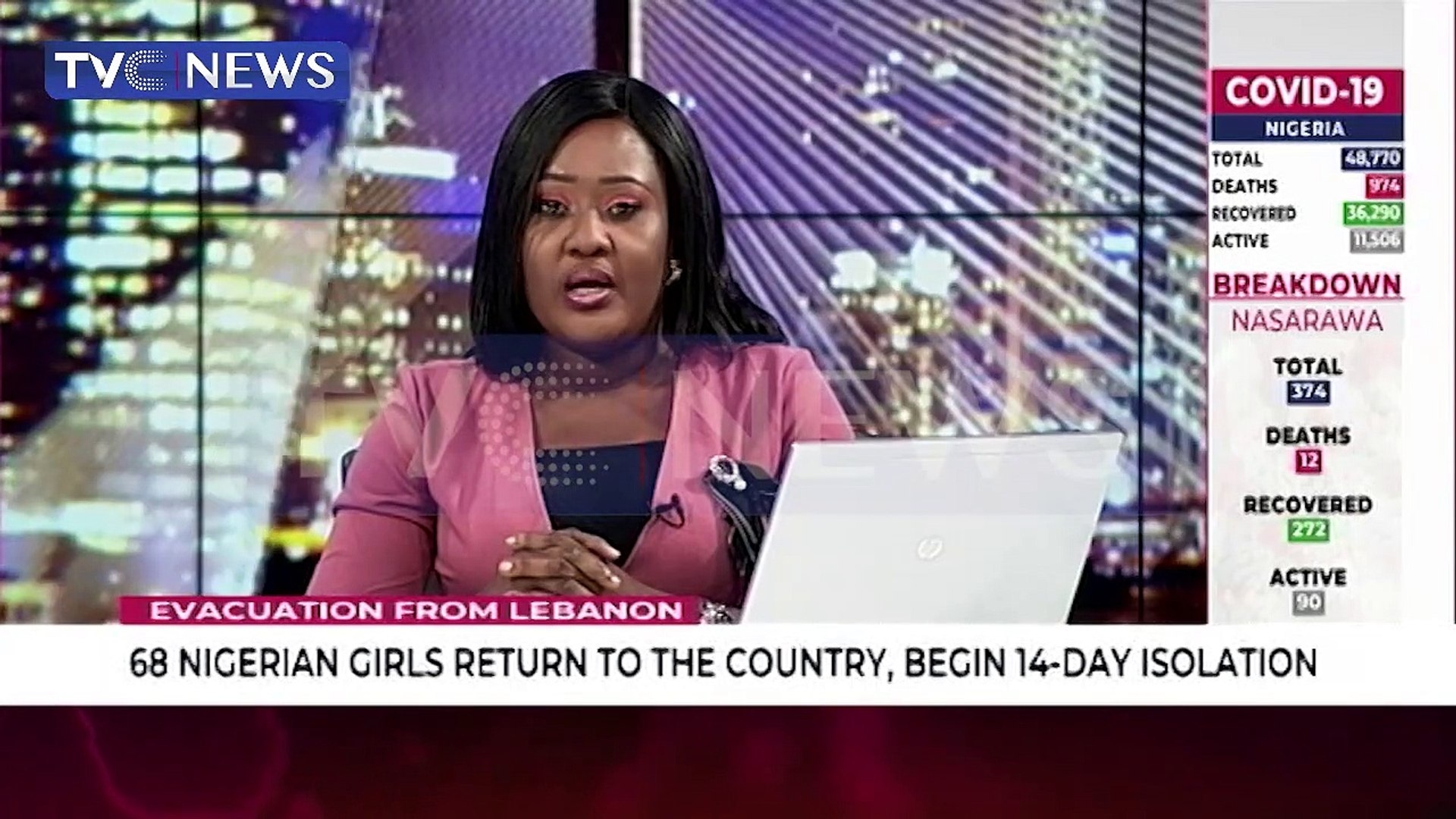 ⁣68 Nigerian Girls Return To Nigeria, Begin 14 Day Isolation