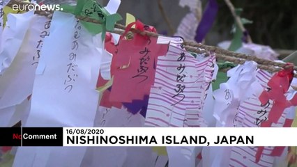 Watch: In Japan, ancestors are given a send-off by boat
