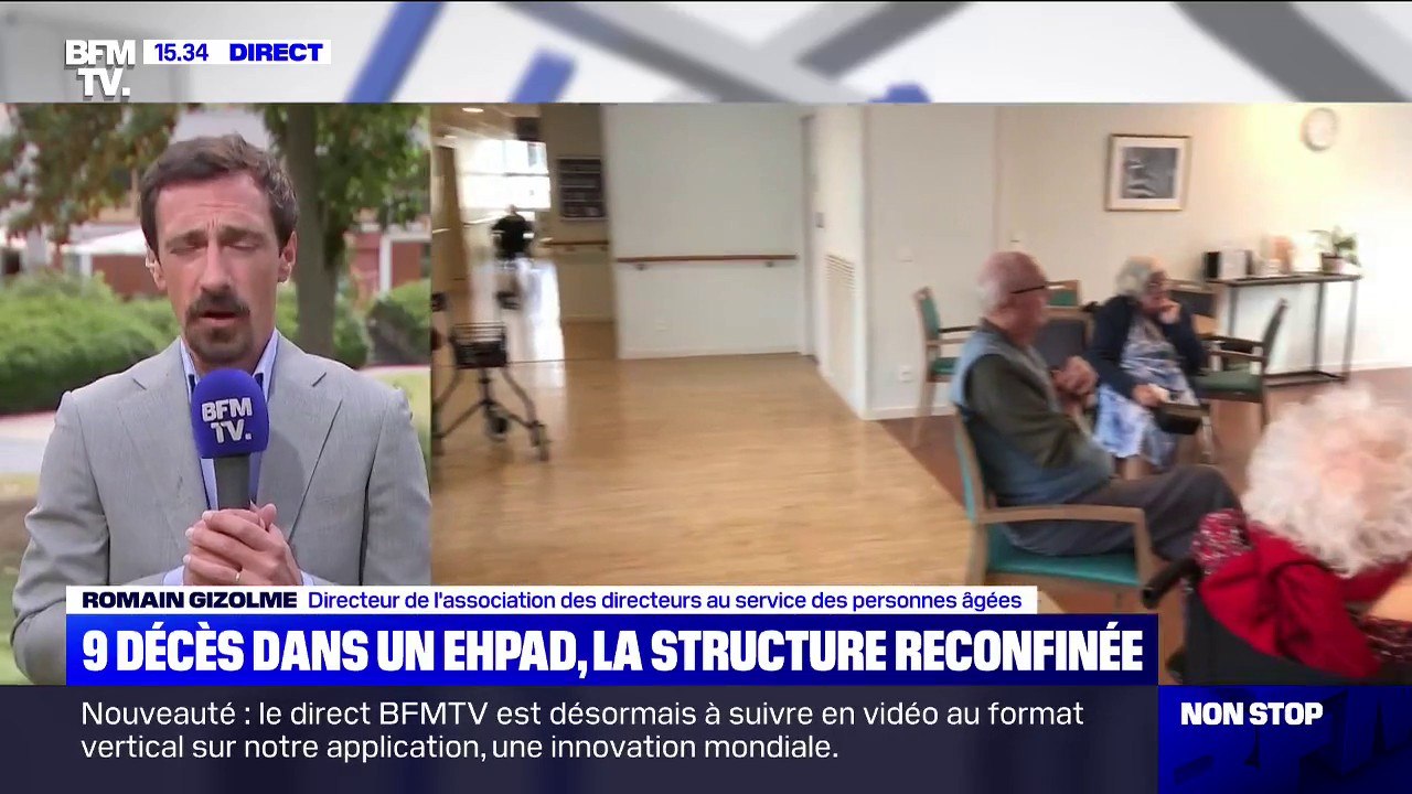 9 décès dans un Ehpad: pour Romain Gizolme, "le virus est très difficile à contenir une fois qu'il est rentré"