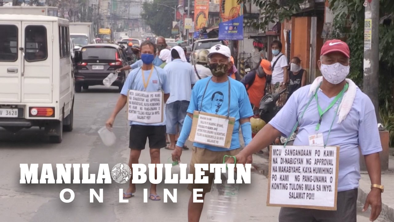 Philippine 'jeepney' drivers turn to begging amid lockdowns