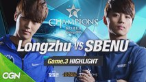 [H/L 2016.02.12] Longzhu vs SBENU Game 3 - RO1 l 롯데 꼬깔콘 LoL Champions Korea Spring 2016