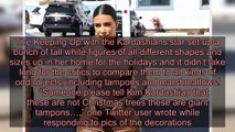 Kim Kardashian’s Christmas Decorations Get Dragged On Twitter - They Look Like ‘Marshmallows’
