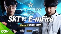 [H/L 2016.01.29] SKT vs E-mFire Game 2 - RO1 l 롯데 꼬깔콘 LoL Champions Korea Spring 2016