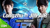 [H/L 2016.01.14] Longzhu vs JIN AIR Game 1 - RO1 l 롯데 꼬깔콘 LoL Champions Korea Spring 2016