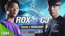 [H/L 2016.01.15] ROX vs CJ Game 1 - RO1 l 롯데 꼬깔콘 LoL Champions Korea Spring 2016