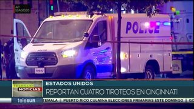 EE.UU.: cuatro tiroteos en Cincinnati dejan 4 muertos y 14 heridos