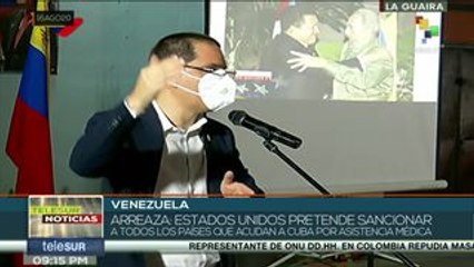 Vzla. critica que EE.UU. sancione a países que reciban médicos de Cuba