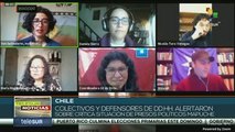 Activistas alertan sobre la crisis de presos políticos en Chile