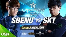 [H/L 2016.02.04] SBENU vs SKT Game 2 - RO1 l 롯데 꼬깔콘 LoL Champions Korea Spring 2016