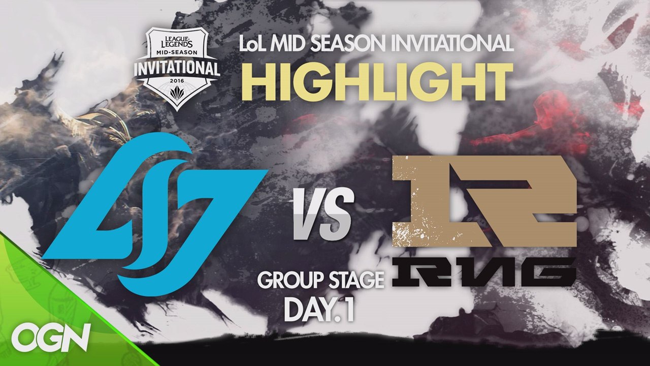 [하이라이트] 그룹스테이지 1일차 G2(EU) vs SKT(KR) SET 1  - LoL MSI 2016 / 미드시즌인비테이셔널