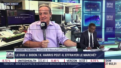 Gregori Volokhine : le duo Joe Biden-Kamala Harris peut-il effrayer le marché ? - 17/08