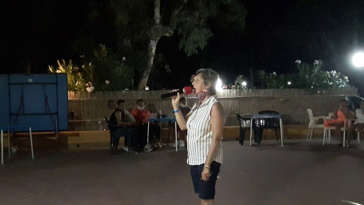 KARAOKE "Alleluja" - Giuliana Del Pozzo - Eurecastyle animazione - Villaggio camping Lungomare Cropani Marina   - ESTATE 2020