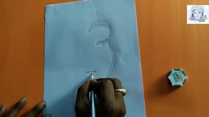 How to draw a Beautiful flower scenery  simple & easy  step by step