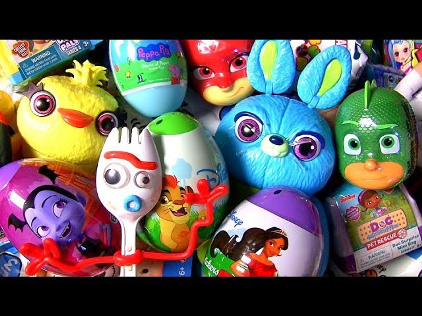 Surprise egg Toy Story 4 kinder egg Puppy Dog Pals Lion Guard Vampirina  Peppa Pig - video Dailymotion