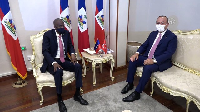 Çavuşoğlu, Haiti Devlet Başkanı Jovenel Moise ile görüştü - PORT-AU-PRİNCE
