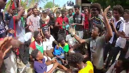 متظاهرون سودانيون يطالبون ب"العدالة" في ذكرى توقيع اتفاق المرحلة الانتقالية