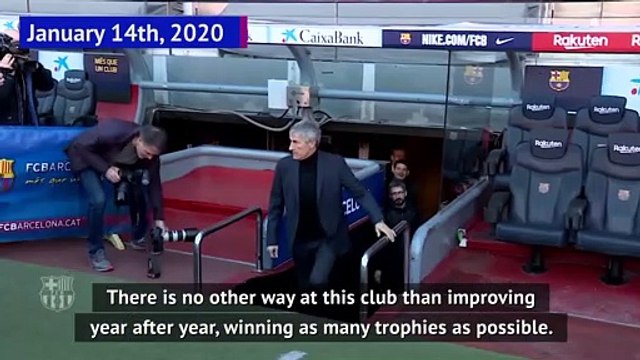 Setien sacked - Bartomeu's failed bet
