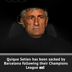 Setien sacked by Barcelona