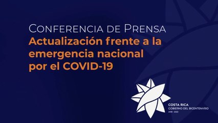Actualización COVID-19 - Lunes 17 de Agosto 2020 (Costa Rica)
