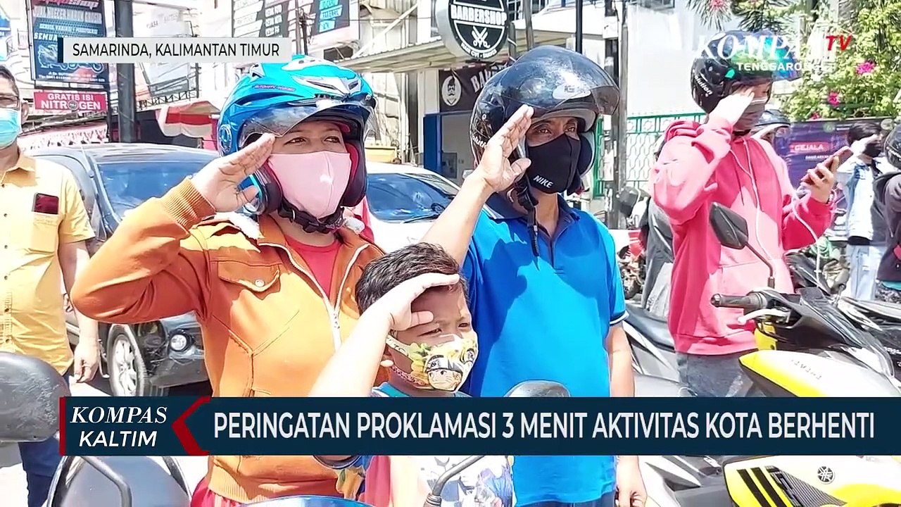 Peringatan Proklasmasi 3 Menit Aktifitas Kota Berhenti