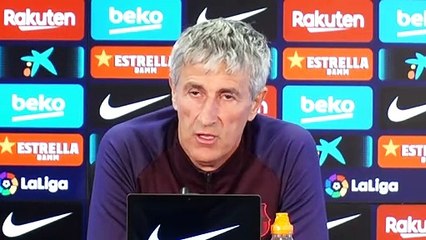 El FC Barcelona despide a su entrenador Quique Setién
