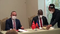 Bakan Çavuşoğlu, Haiti ile ilişkilerin her alanda geliştirileceğine vurgu yaptı