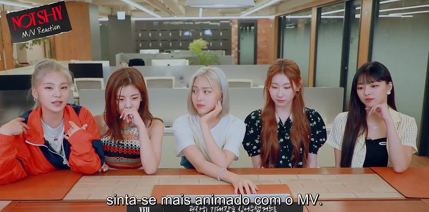 [PT-BR] Itzy Reagindo ao MV  Not Shy  Legendado