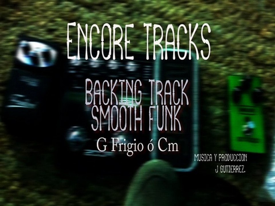 Smooth Funk G frigio Backing Track