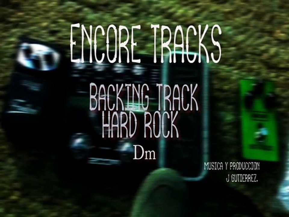 Hard Rock Dm Backing Track