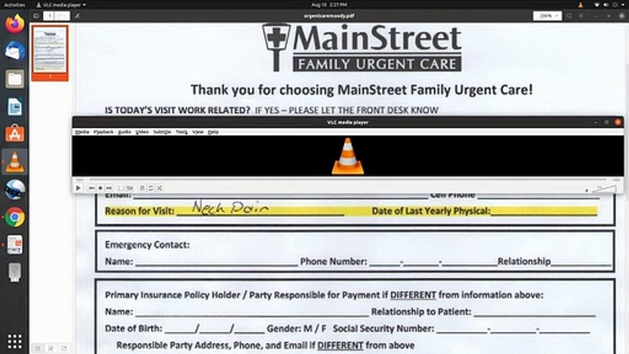 Denied Methylprednisolone At Mainstreet Family Urgent Care Moody Alabama
