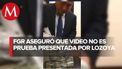 Video de ex funcionarios del Senado recibiendo dinero no es de Lozoya: FGR