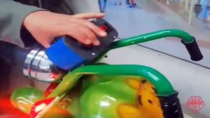 Presentación de las máquinas  recreativas infantiles a monedas  marca Danilop.