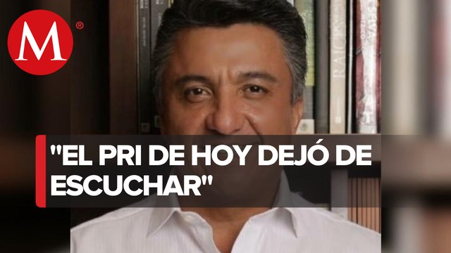 Raúl Pozos renuncia al PRI; se alejó de sus orígenes y carece de ideología