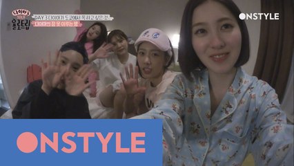 밤에 더 잘 노는 다이아 숙소 실황