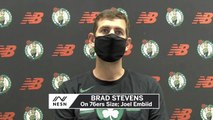 Brad Stevens on 76ers size : Joel Embiid